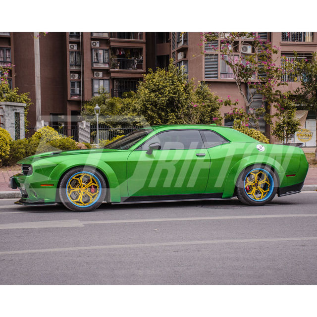 CMST Style Glass Fiber Wide Body Fender Flares Wheels Arches For Dodge Challenger 2015-2023