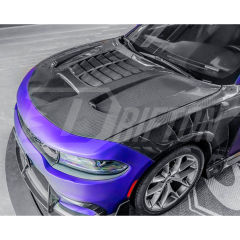 CMST V2 Style Carbon Fiber Hood For Dodge Charger 2015-2023