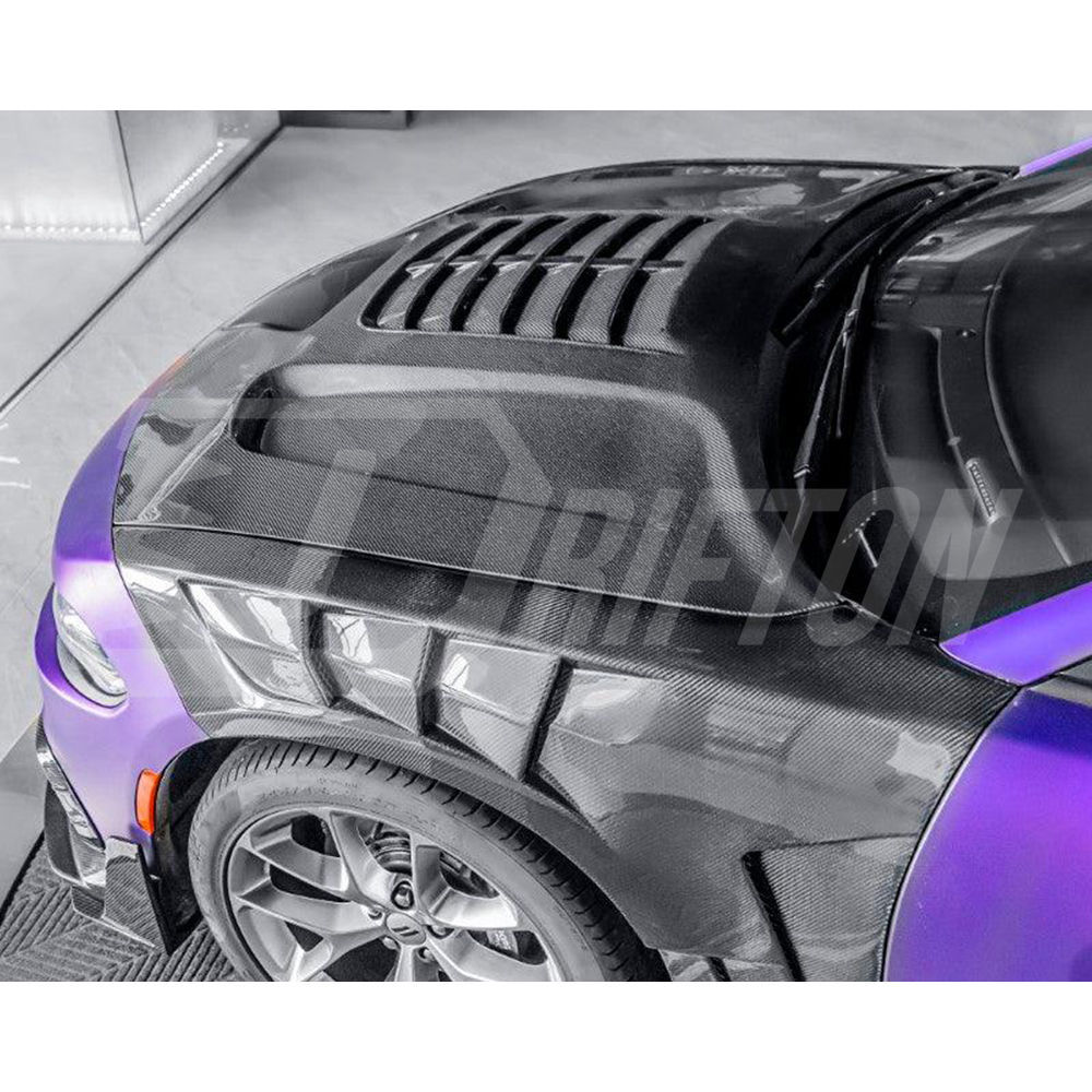 CMST V2 Style Carbon Fiber Hood For Dodge Charger 2015-2023
