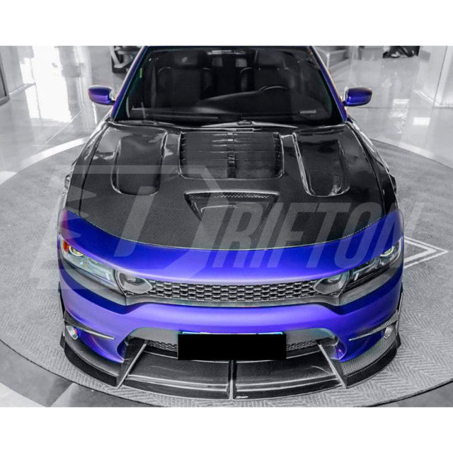 CMST V2 Style Carbon Fiber Hood For Dodge Charger 2015-2023