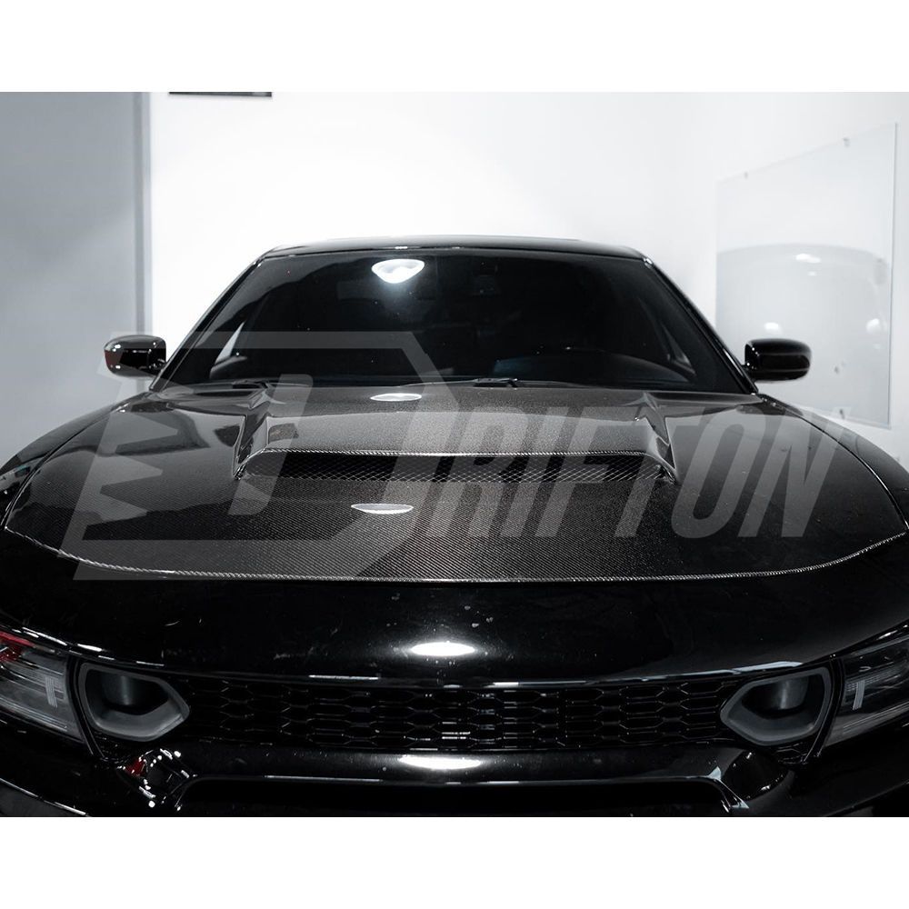Demon Style Carbon Fiber Hood For Dodge Charger 2015-2023