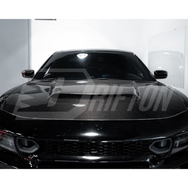 Demon Style Carbon Fiber Hood For Dodge Charger 2015-2023