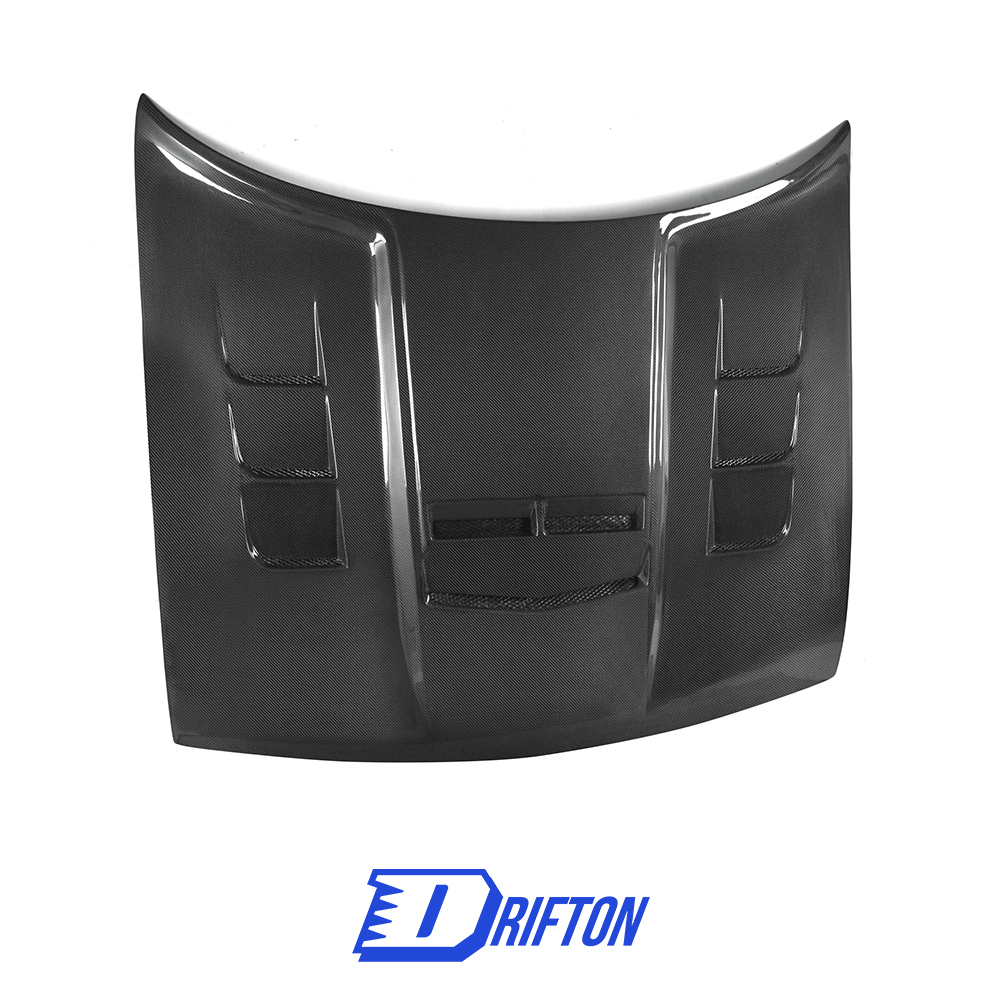 Drifton V1 Style Carbon Fiber Hood For Dodge Challenger 2008-2023