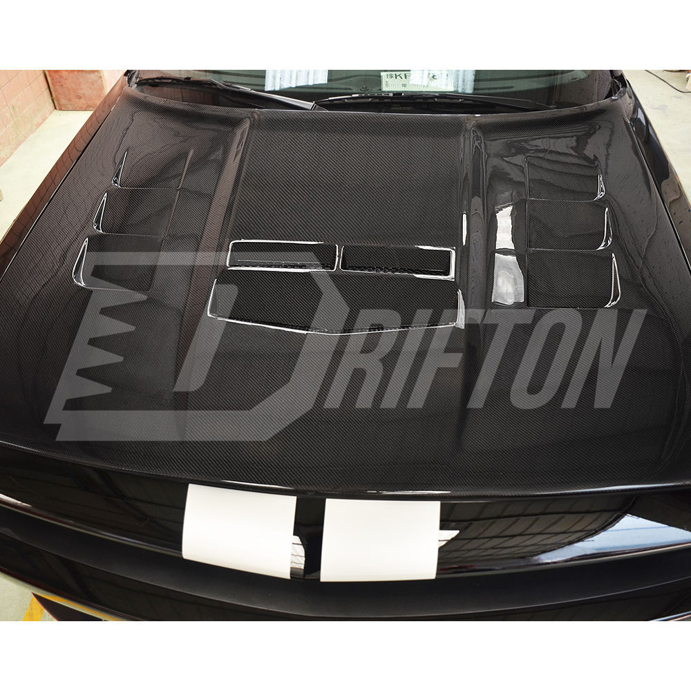Drifton V1 Style Carbon Fiber Hood For Dodge Challenger 2008-2023