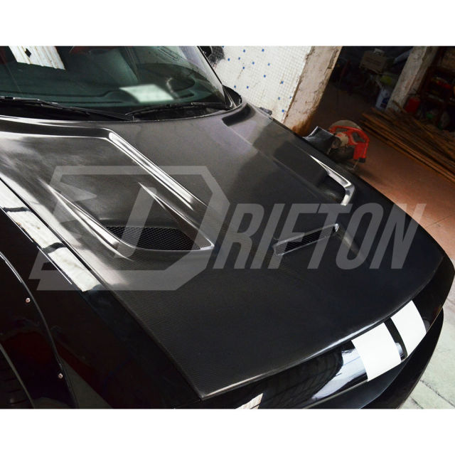 Drifton V2 Style Carbon Fiber Hood For Dodge Challenger 2008-2023