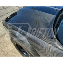 Hellcat Style Carbon Fiber Wide Body Wheels Flares Fender Extension For Dodge Challenger 2015-2023