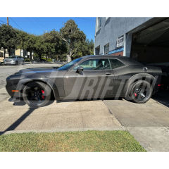 Hellcat Style Carbon Fiber Wide Body Wheels Flares Fender Extension For Dodge Challenger 2015-2023