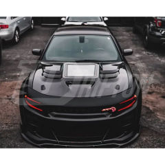 CMST V3 Transparent Style Carbon Fiber Hood For Dodge Charger 2015-2023