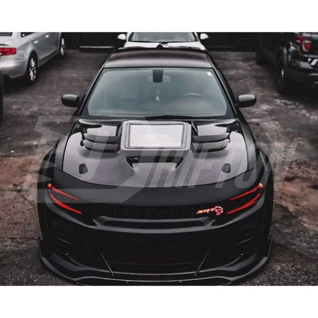 CMST V3 Transparent Style Carbon Fiber Hood For Dodge Charger 2015-2023