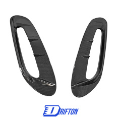 Mansory Style Dry Carbon Fiber Hood Vent Trims For Aston Martin DBX