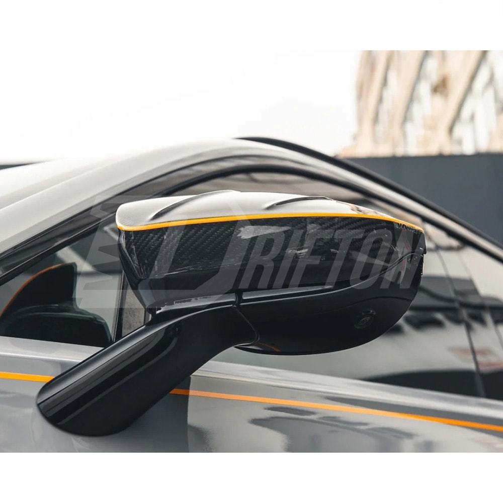 Mansory Style Dry Carbon Fiber Side Mirror Cover For Aston Martin DBX