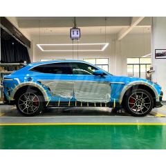 Mansory Style Dry Carbon Fiber Side Skirt For Aston Martin DBX