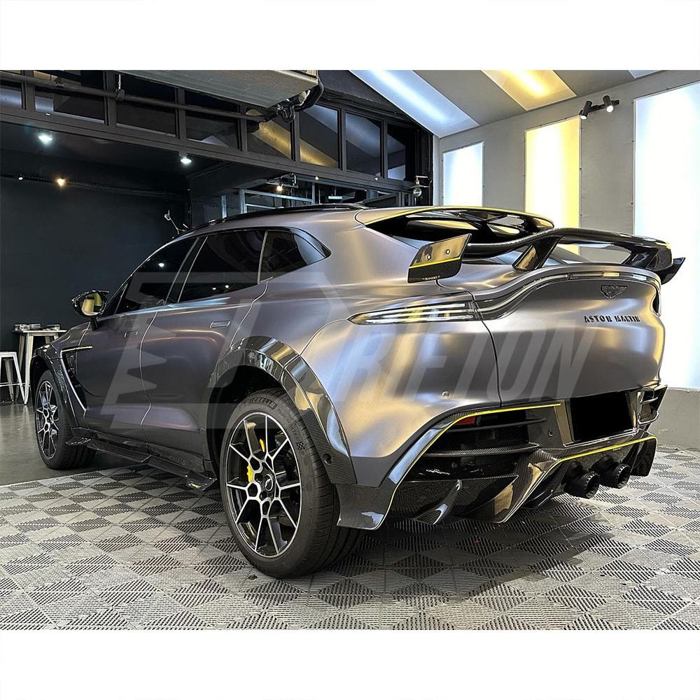 Mansory Style Dry Carbon Fiber Rear Diffuser For Aston Martin DBX