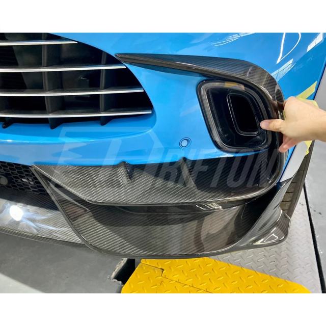 Mansory Style Dry Carbon Fiber Front Bumper Vent Trims For Aston Martin DBX