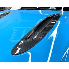 Mansory Style Dry Carbon Fiber Hood Vent Trims For Aston Martin DBX