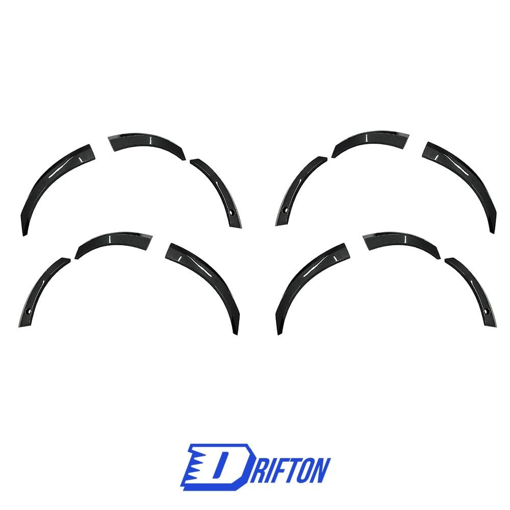 Mansory Style Dry Carbon Fiber Wide Fender Extension Wheel Flares For Aston Martin DBX