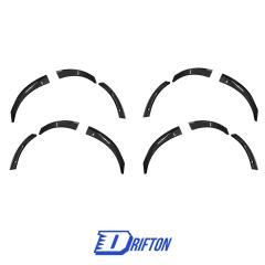 Mansory Style Dry Carbon Fiber Wide Fender Extension Wheel Flares For Aston Martin DBX