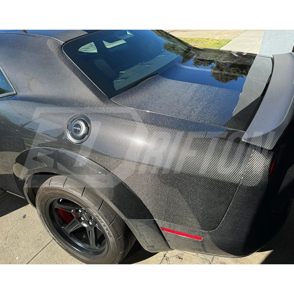 OEM Style Carbon Fiber Rear Trunk Boot Lid For Dodge Challenger 2015-2023