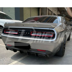 SRT Style Carbon Fiber Rear Diffuser For Dodge Challenger 2015-2023