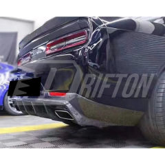 SRT Style Carbon Fiber Rear Diffuser For Dodge Challenger 2015-2023