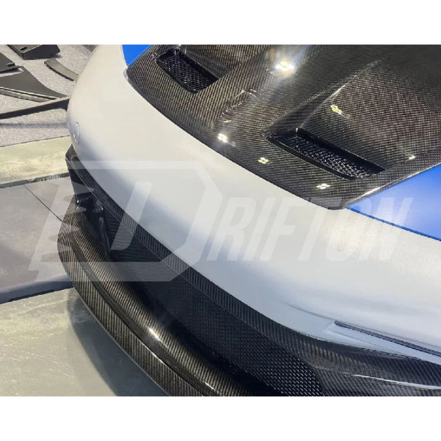 GT3 Style Dry Carbon Fiber Hood For Porsche 911 992 Carrera S 2019-2023
