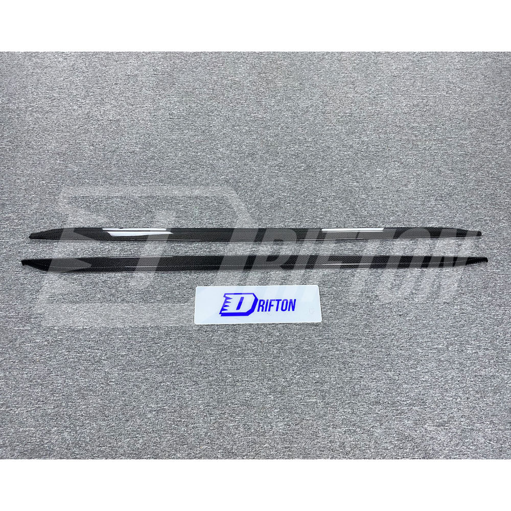 TechArt Style Carbon Fiber Side Skirt For Porsche 718 Cayman Boxster 2016-2025