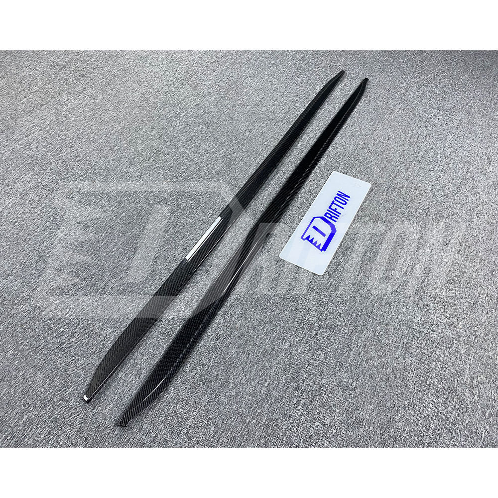 TechArt Style Carbon Fiber Side Skirt For Porsche 718 Cayman Boxster 2016-2025