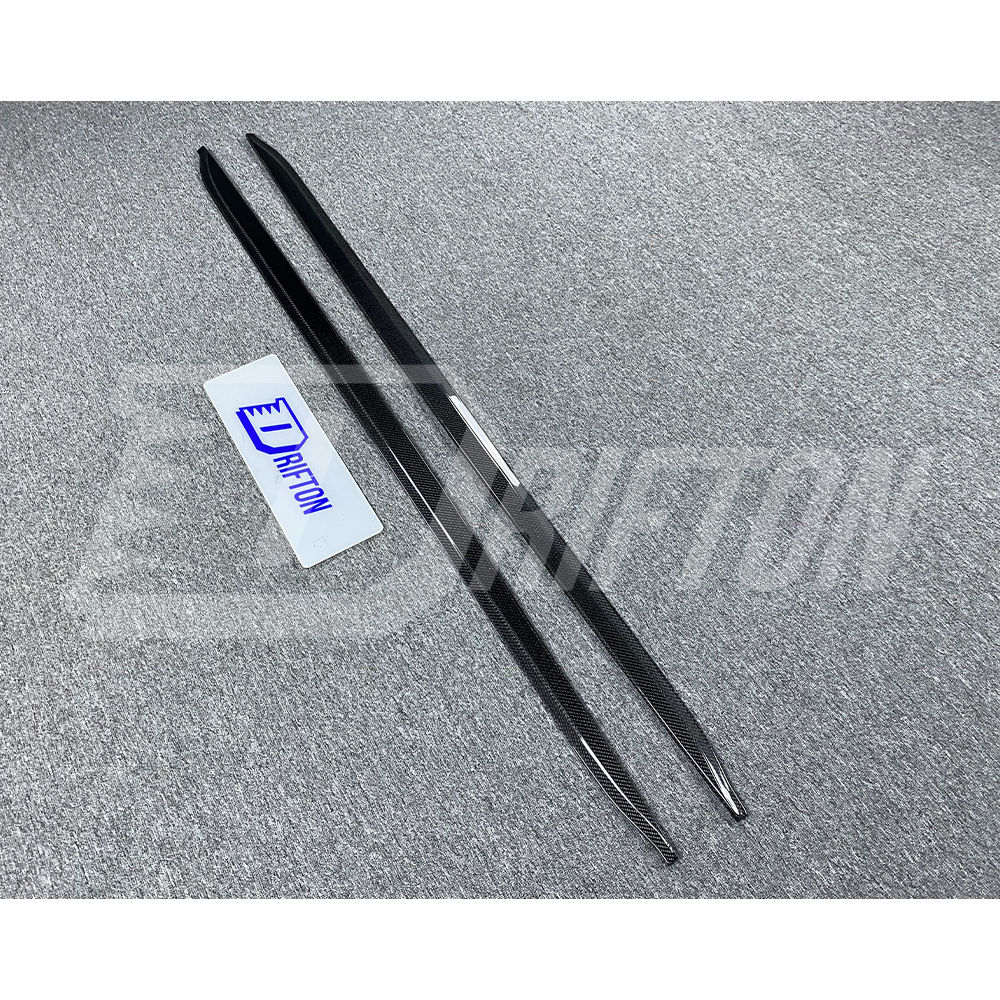 TechArt Style Carbon Fiber Side Skirt For Porsche 718 Cayman Boxster 2016-2025