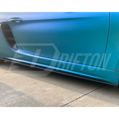 TechArt Style Carbon Fiber Side Skirt For Porsche 718 Cayman Boxster 2016-2025