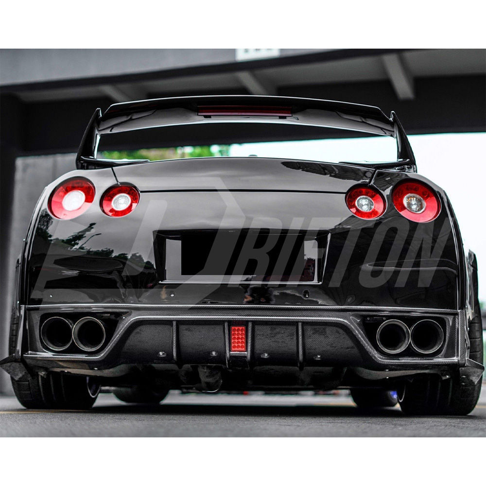 CMST Style Carbon Fiber Rear Spoiler For Nissan R35 GTR 2008-2026