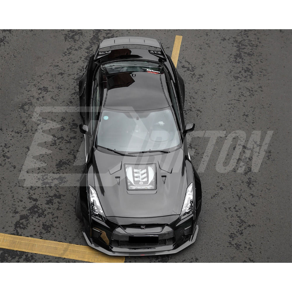 CMST Style Carbon Fiber Rear Spoiler For Nissan R35 GTR 2008-2026