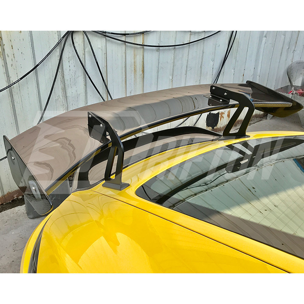 Dry Carbon Fiber Rear Spoiler For Porsche 718 Cayman 2016-2025