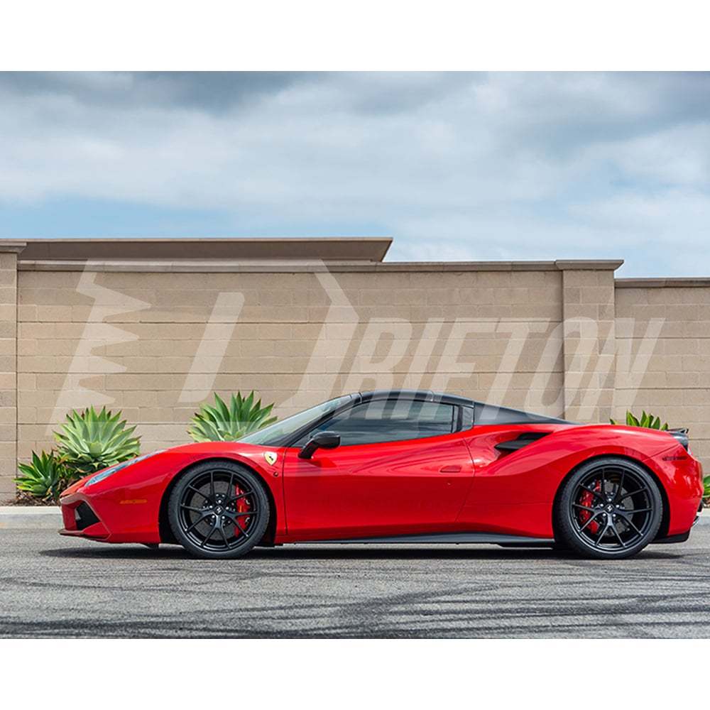 Novitec Sytle Dry Carbon Fiber Rear Trunk Spoiler For Ferrari 488 GTB 2015-2018