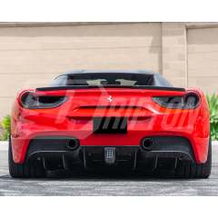 Novitec Sytle Dry Carbon Fiber Rear Trunk Spoiler For Ferrari 488 GTB 2015-2018