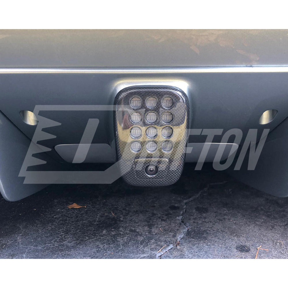 Novitec Style Dry Carbon Fiber Diffuser Light Cover For Ferrari 488 GTB Spider 2015-2018