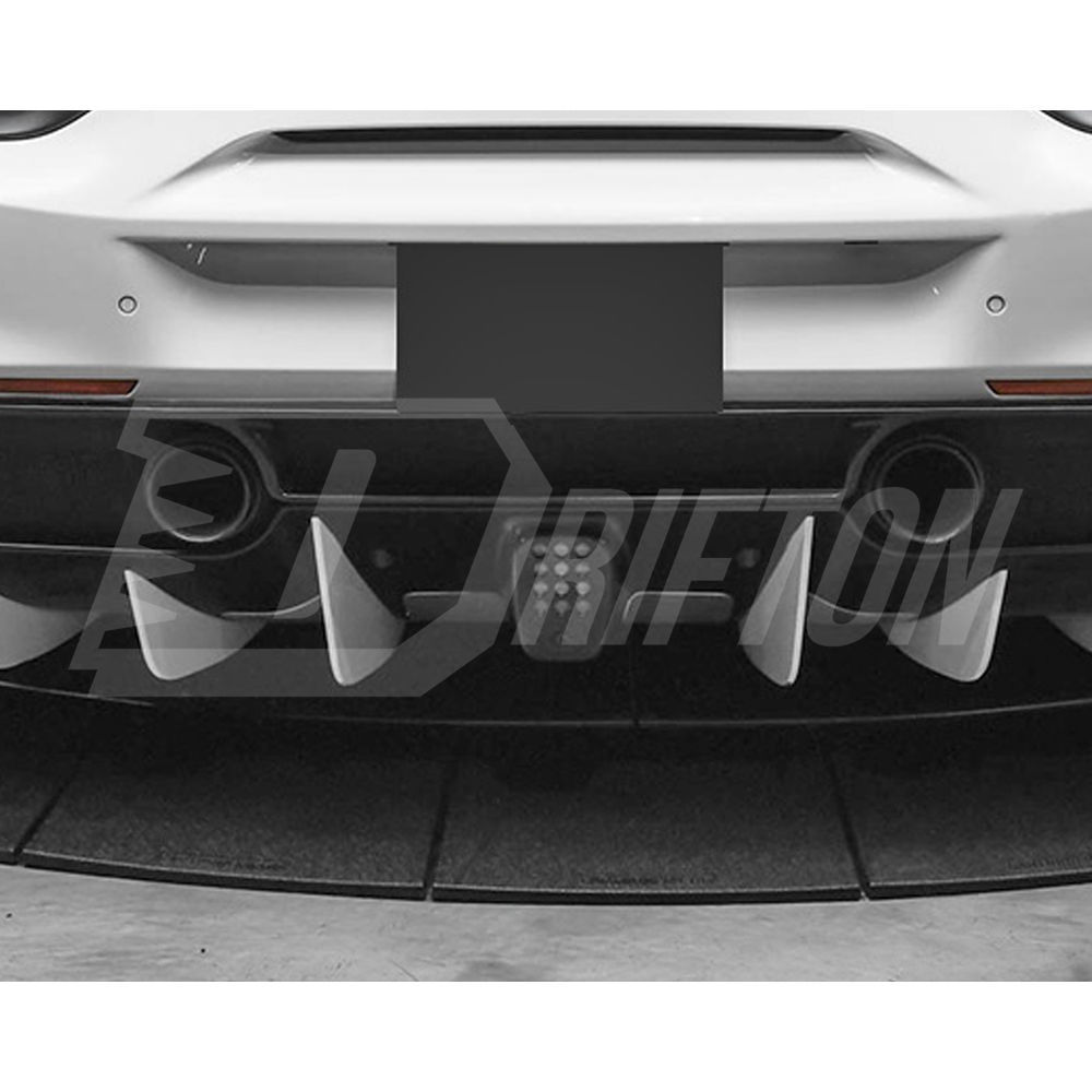 Novitec Style Dry Carbon Fiber Diffuser Light Cover For Ferrari 488 GTB Spider 2015-2018