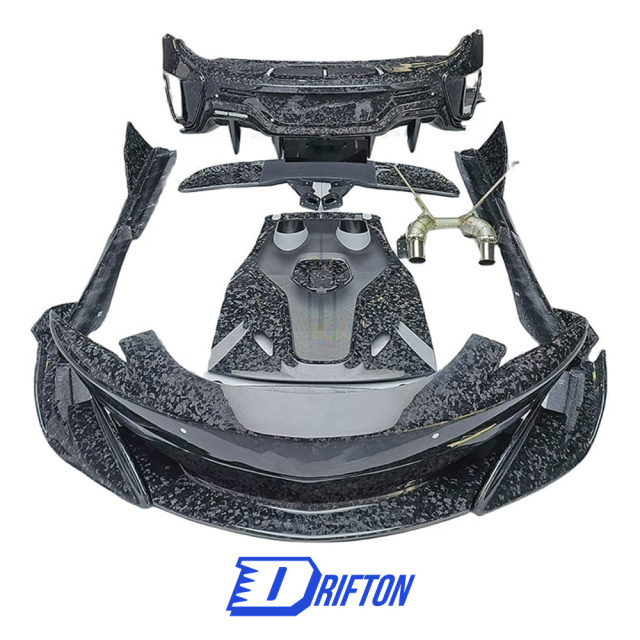 600LT Style Dry Forged Carbon Fiber Body Kit For Mclaren 570S 570GT 600LT 2015-2020