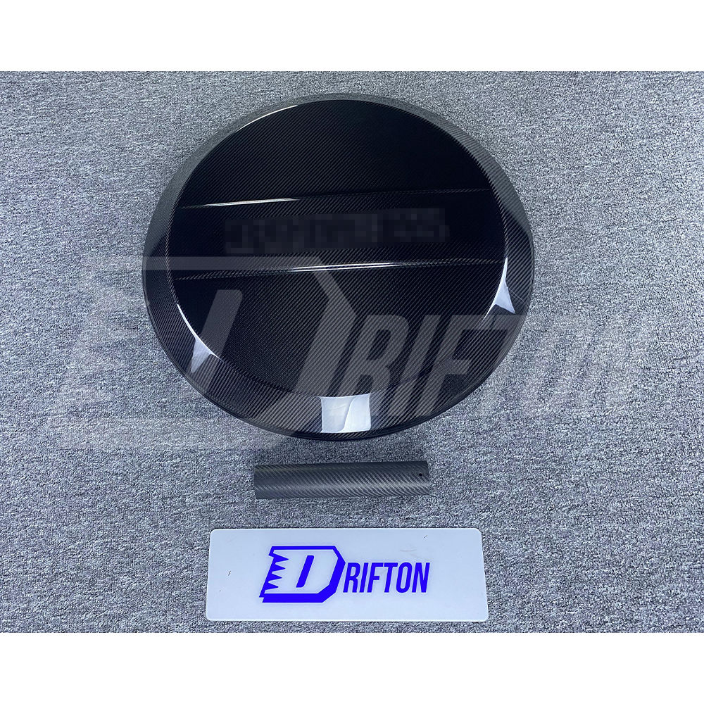 BraBx Style Dry Carbon Fiber Rear Spare Wheel Tire Cover For Mercedes Benz G-Class W465 G63 AMG W465 G500 G450 G550 G580 2024-ON