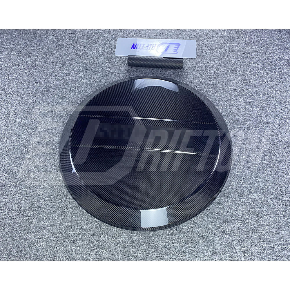 BraBx Style Dry Carbon Fiber Rear Spare Wheel Tire Cover For Mercedes Benz G-Class W465 G63 AMG W465 G500 G450 G550 G580 2024-ON