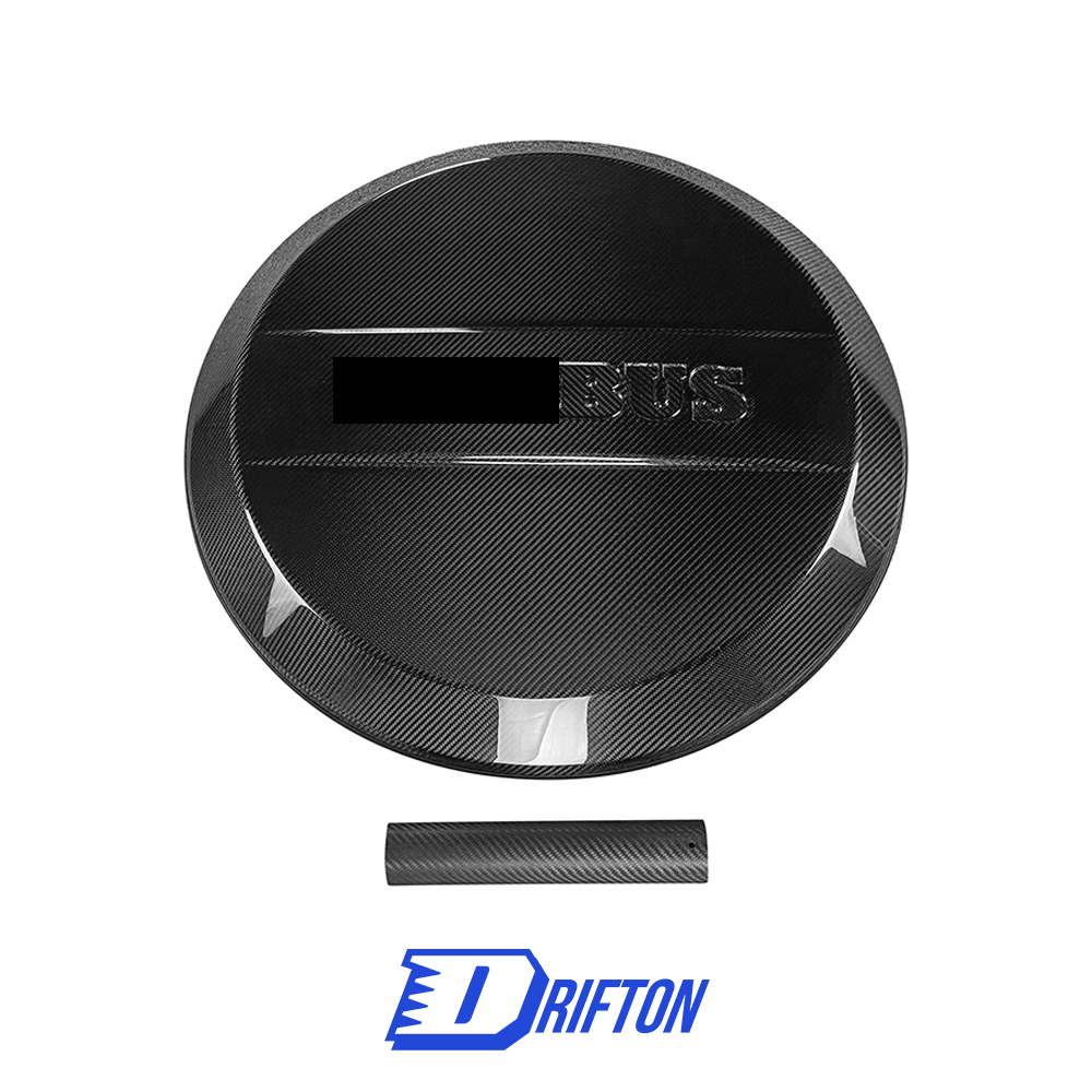 BraBx Style Dry Carbon Fiber Rear Spare Wheel Tire Cover For Mercedes Benz G-Class W465 G63 AMG W465 G500 G450 G550 G580 2024-ON