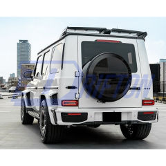 W465 BraBx G800 Style Dry Carbon Fiber Rear Roof Spoiler Wing For Mercedes Benz G-Class W465 G63 AMG W465 G500 G450 G550 G580 2024-ON
