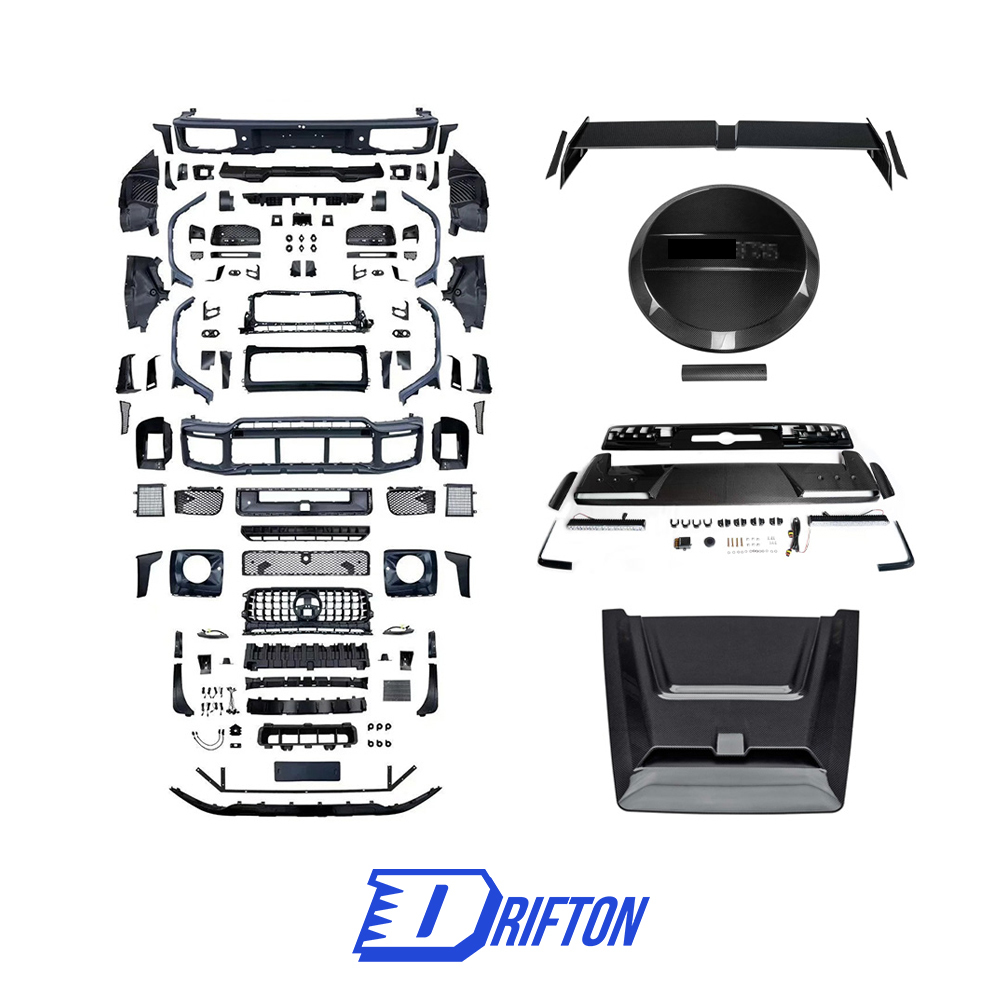 W465 BraBx G800 Style PP x Dry Carbon Fiber Body Kit For Mercedes Benz G-Class W465 G63 AMG W465 G500 G450 G550 G580 2024-ON