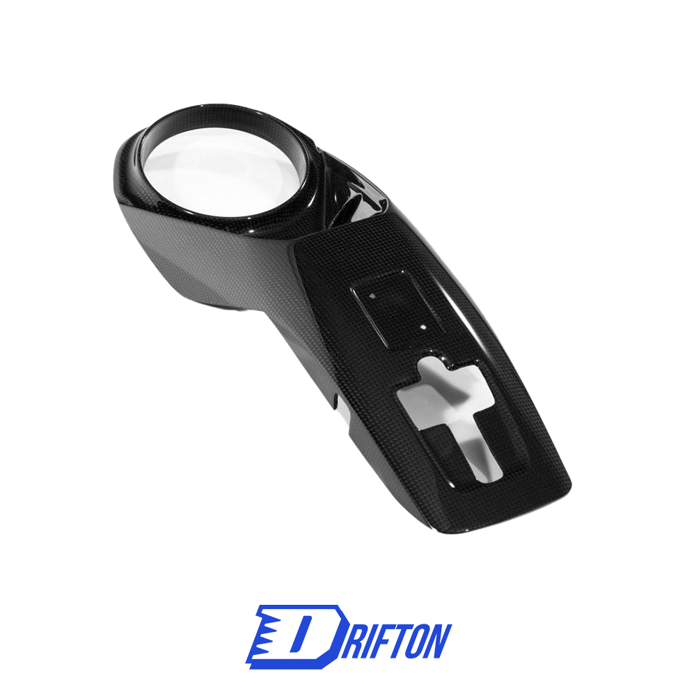 Dry Carbon Fiber Engine Bay Lock Latch Cover For Ferrari F8 Tributo Spider 2019-2022
