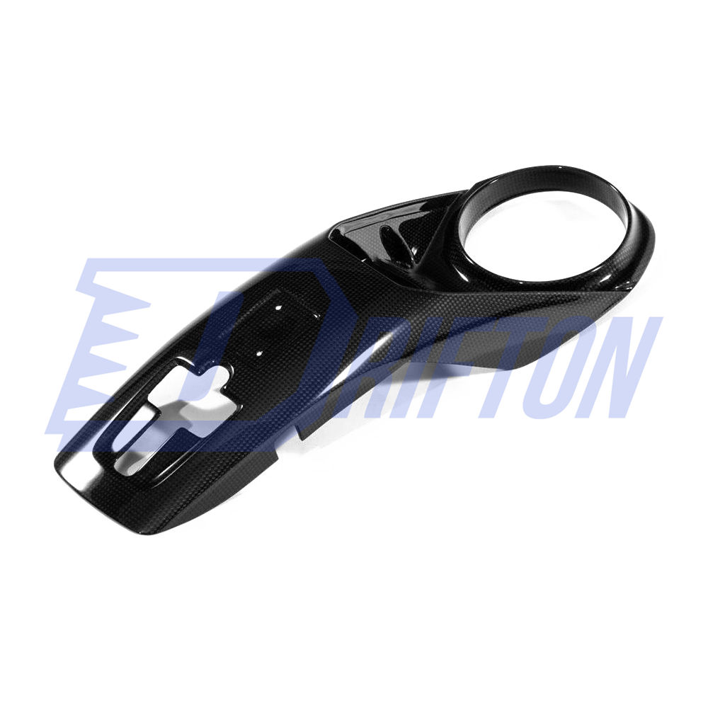 Dry Carbon Fiber Engine Bay Lock Latch Cover For Ferrari F8 Tributo Spider 2019-2022