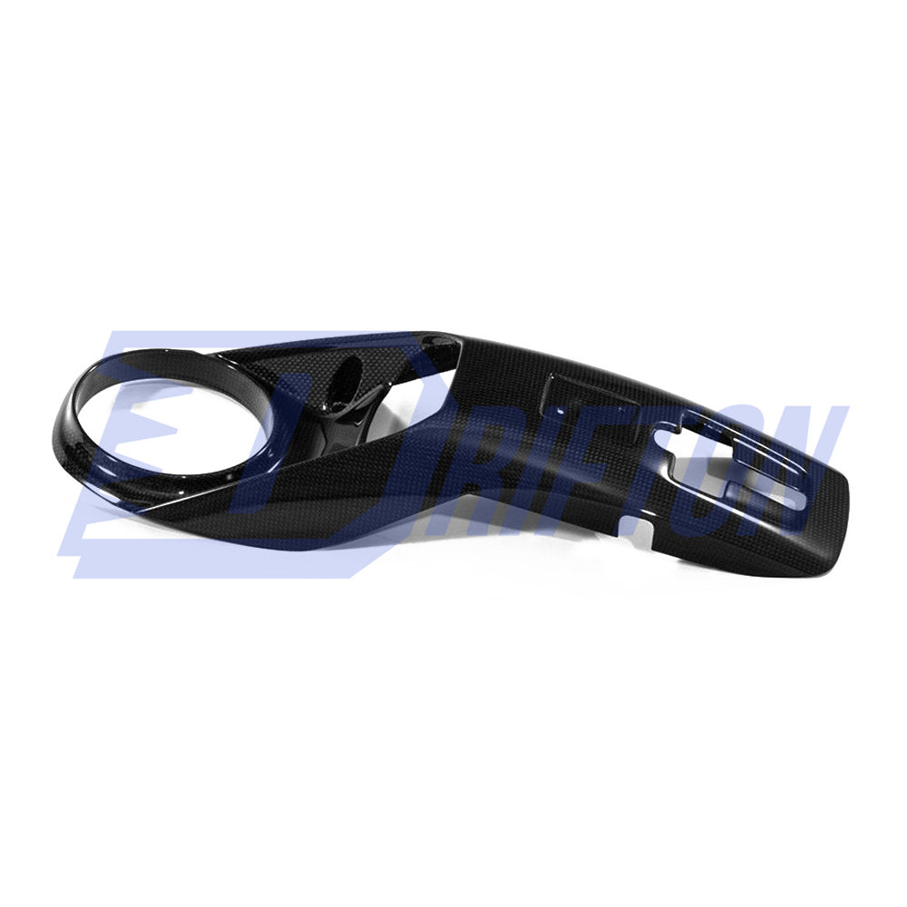 Dry Carbon Fiber Engine Bay Lock Latch Cover For Ferrari F8 Tributo Spider 2019-2022
