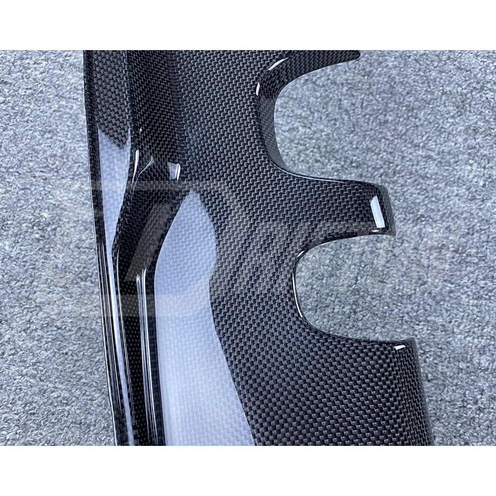 Dry Carbon Fiber Engine Bay Panels Set For Ferrari F8 Spider 2019-2022
