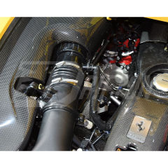 Dry Carbon Fiber Engine Bay Panels Set For Ferrari F8 Spider 2019-2022