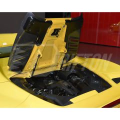 Dry Carbon Fiber Engine Bay Panels Set For Ferrari F8 Spider 2019-2022