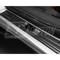 Dry Carbon Fiber Interiors Kits Door Sills For Ferrari F8 Tributo Spider 2019-2022