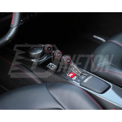 Pista Upgrade Dry Carbon Fiber Interiors Kit Center Console Bridge For Ferrari F8 Spider 2019-2022